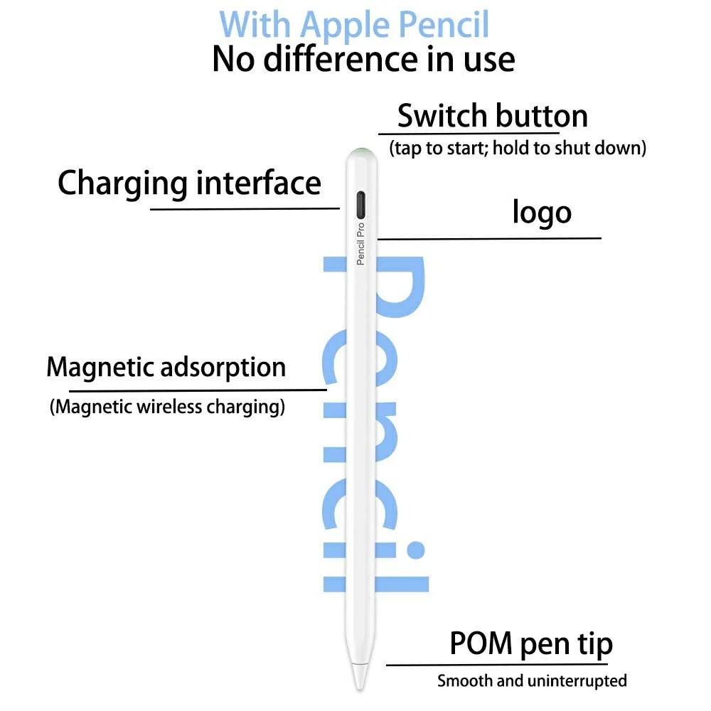 P25Pro Capacitive Stylus Pen Wireless Magnetic Charging Drawing Touchscreen Pencil Anti-Mistouch Writing Stylus for iPad - 3