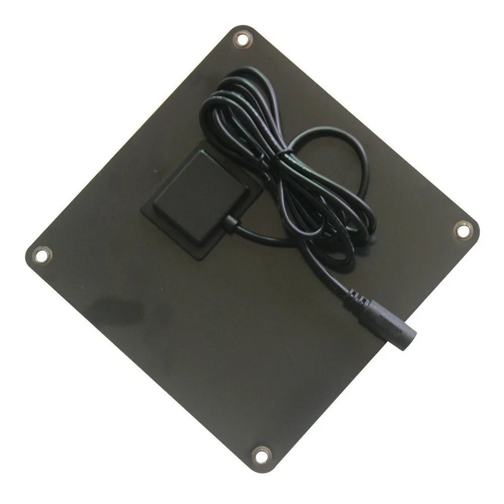 DC 5521 Female Connector 4W 12V Monocrystalline Solar Panel with Fan Portable Outdoor Power Supply - 6