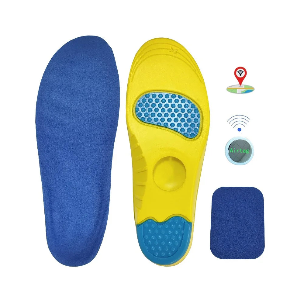 For Apple AirTag Protective Case Insole Kids / Seniors Anti-Shock Smart Tracker Protector with Films - 19-21 - 2