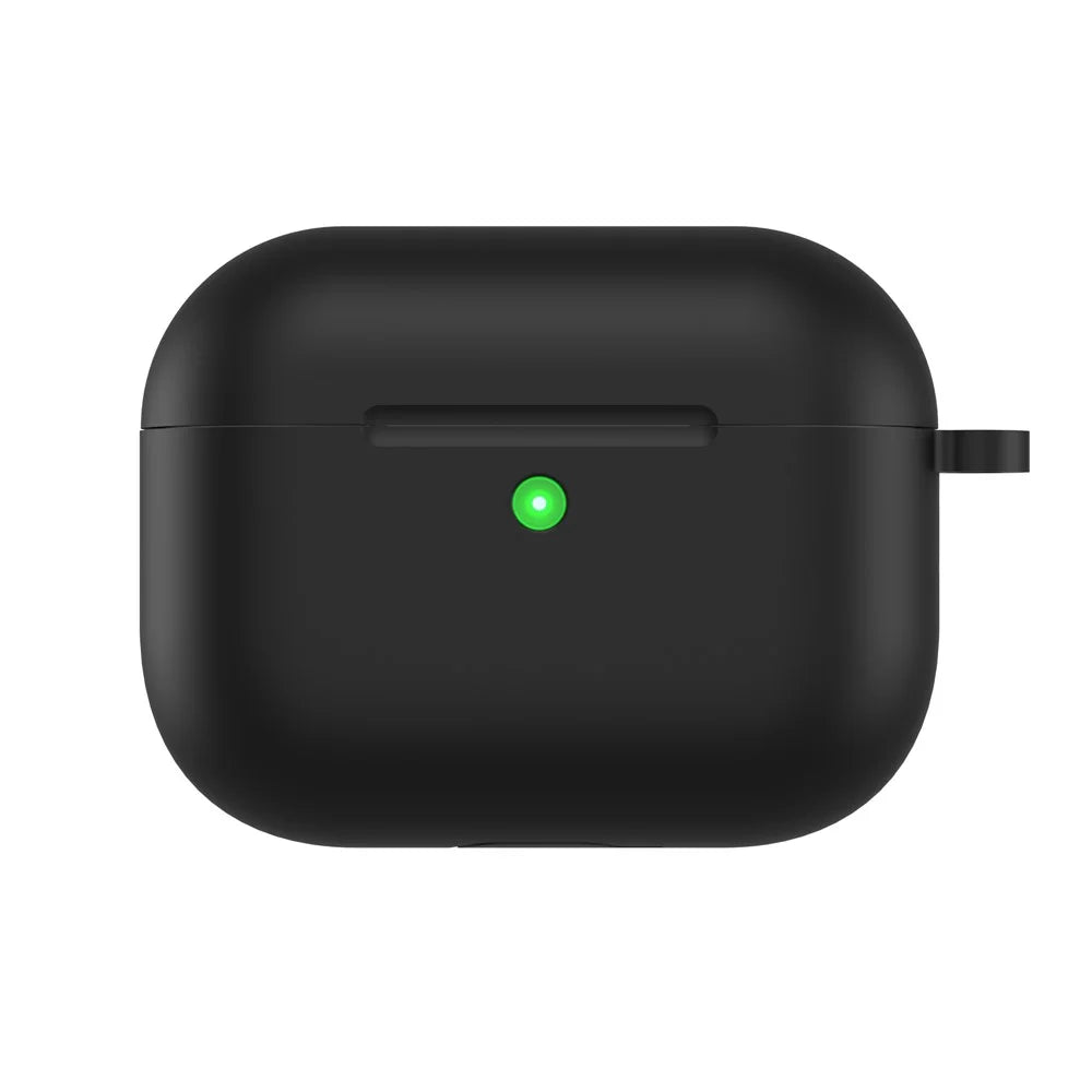 CS30 For AirPods Pro 3 Protective Case Soft Silicone Earphone Cover with Hook - Black - 2