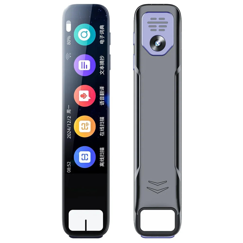 S08B 3.69 Inch Touch Screen Smart Voice Translator 134 Languages Online Translator Photo Translation Device, 1+8GB - 1