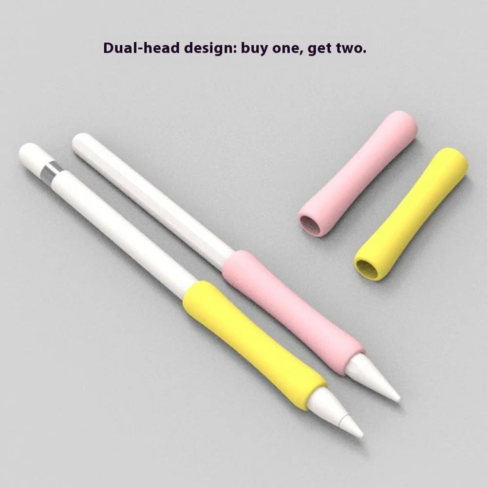 For Apple Pencil (1st Generation)  /  (2nd Generation) Silicone Sleeve Stylus Protective Case Short Version - Midnight Green - 2
