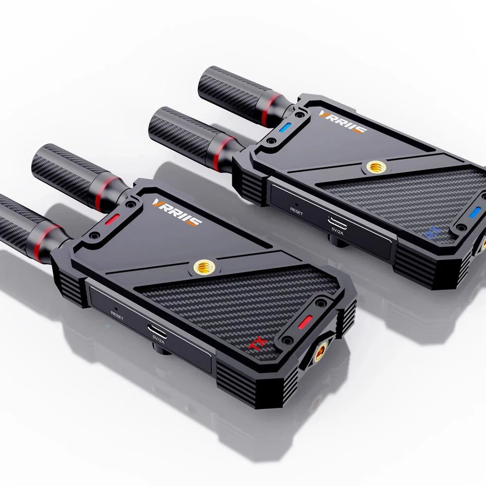 VRRIIS 082K 400m Wireless HD KVM Extender Video Transmitter and Receiver Support USB Keyboard Mouse - US Plug - 3
