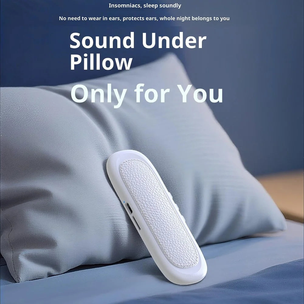QY13 Bone Conduction Pillow Speaker Portable Mini Sleep Aid Speaker for Home / Dormitory - Blue - 3
