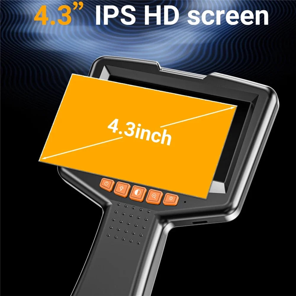 G41 5m Cable 8mm Single Lens 4.3 Inch IPS Screen Industrial Endoscope HD Handheld Inspection Camera - 2