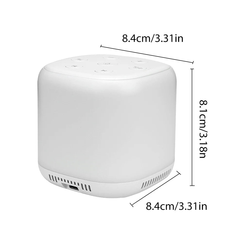 202 White Noise Sound Machine USB Rechargeable Night Light Sleep Aid with Timer for Bedroom Nursery Room - 6