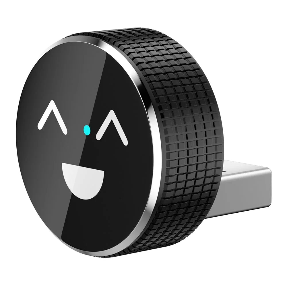 M49 2 in 1 Ai Box Smile Pattern Wireless Car Adapter for Car Play  /  Android Auto Wired to Wireless Converter - 1