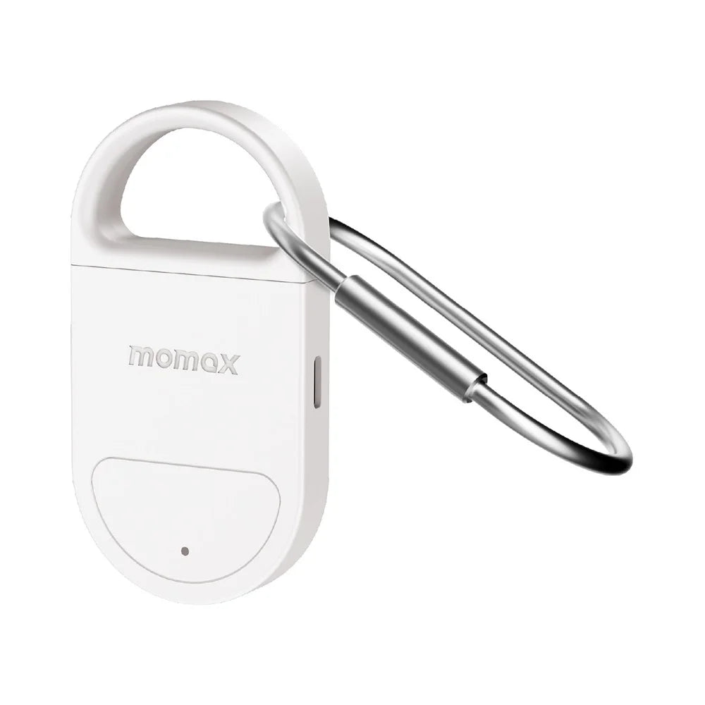 MOMAX PinBuzz Personal Safety Alarm Anti-Lost Device Theft Protection Smart Siren for Outdoor - White - 1