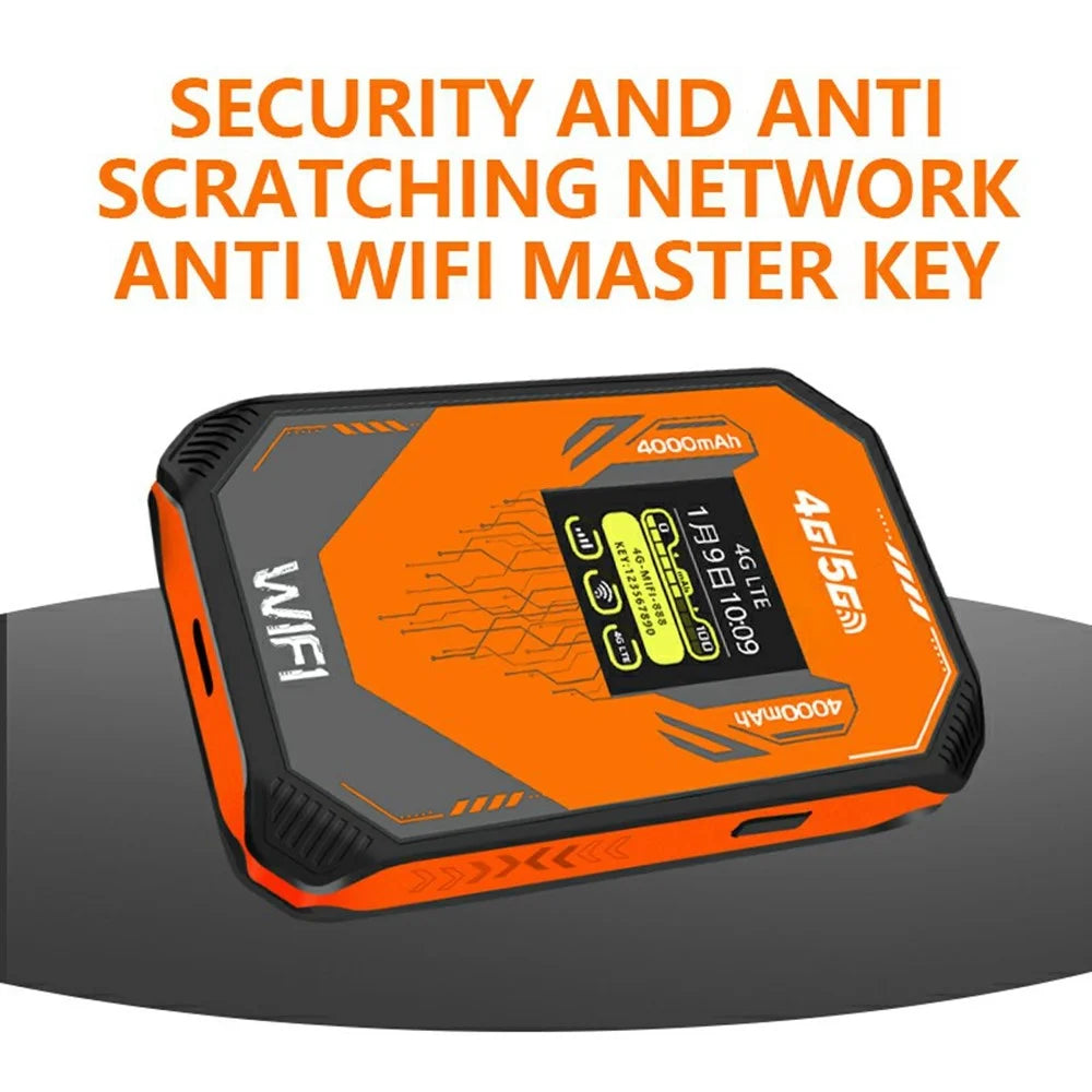 A51-E Eurasian Version Portable 4G WiFi Router MiFi Hotspot with SIM Card Slot LCD Display Mobile Wireless Modem - 2
