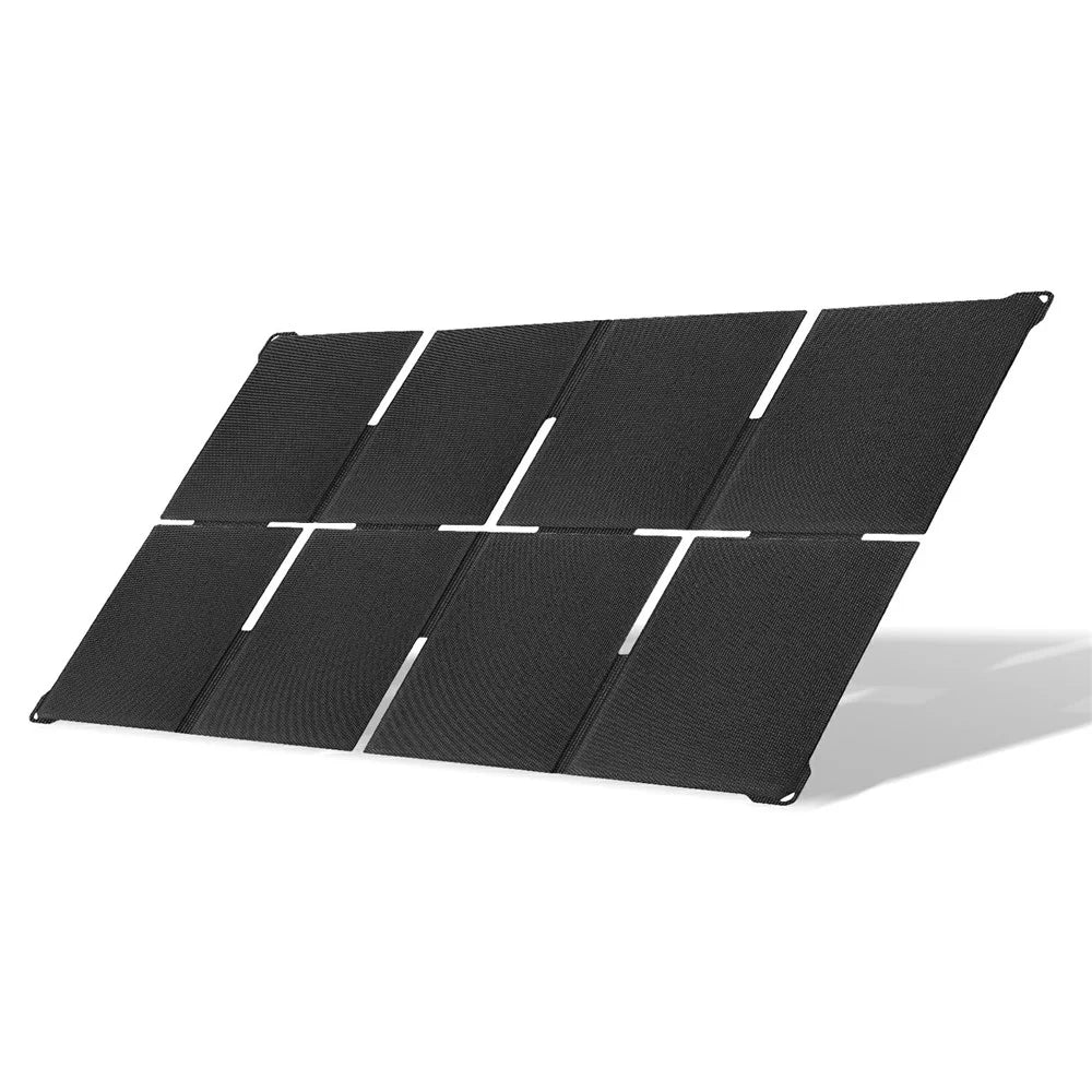 UT-80H 45W Foldable Solar Panel with Type-C  /  USB  /  DC Ports IP65 Waterproof Portable Solar Charger for Outdoor Camping - Black - 2