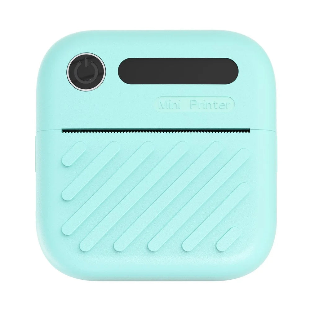 A36 Mini Thermal Printer 200 DPI Portable  Bluetooth-compatible Label Printer for Office Study (APP: AumiLabel) - Green - 2