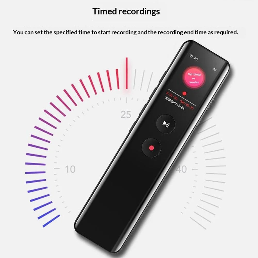N5 32GB Digital Voice Recorder Noise Cancelling HD Audio Professional Portable Recording Device for Meetings Lectures Interviews - 2