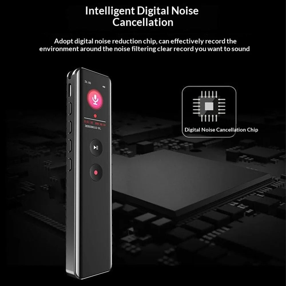 N5 32GB Digital Voice Recorder Noise Cancelling HD Audio Professional Portable Recording Device for Meetings Lectures Interviews - 3