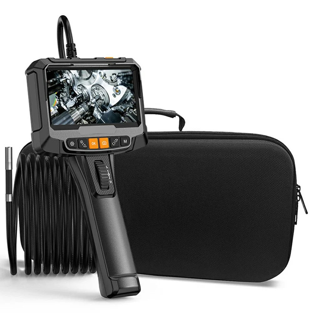 S10 8.5mm Single Lens 5 Inch IPS Screen Pipe Inspection Camera IP67 Waterproof Industrial Borescope - 1