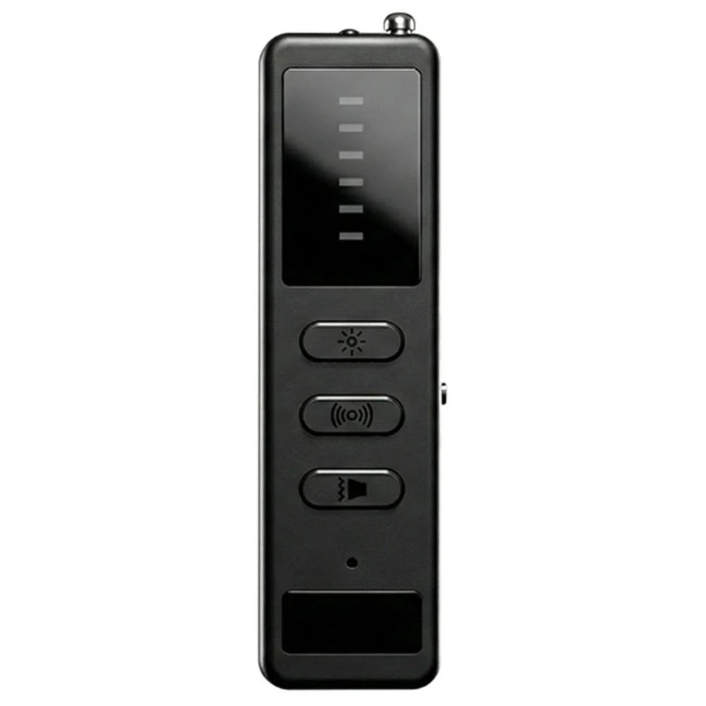 DT01 Wireless Signal Detector Hidden Camera Locator Anti-Spy RF Bug Finder GPS Tracker Detector - Black - 2