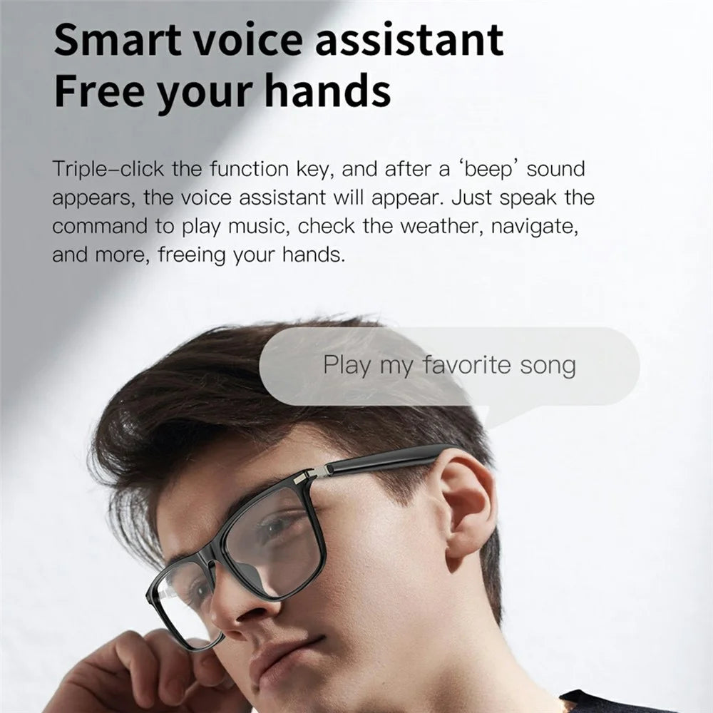 M03 Bluetooth-compatible Smart Audio Glasses IP68 Waterproof Open Ear Headphones - Photochromic Lens - 4