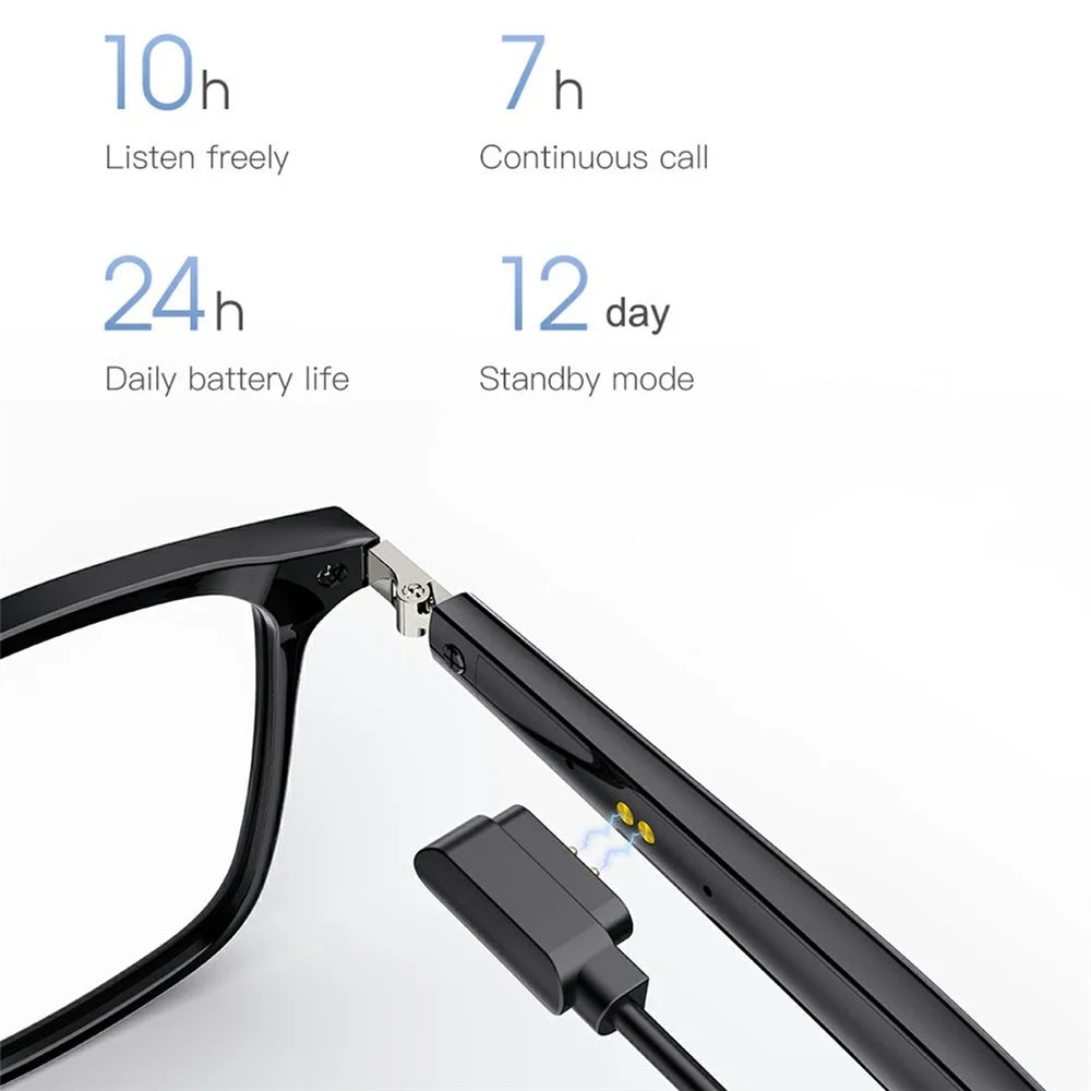 M03 Bluetooth-compatible Smart Audio Glasses IP68 Waterproof Open Ear Headphones - Photochromic Lens - 6