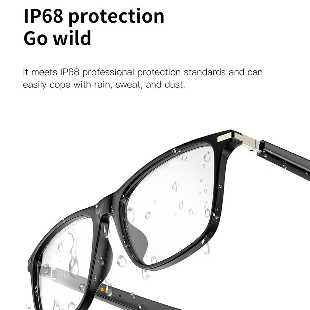 M03 Bluetooth-compatible Smart Audio Glasses IP68 Waterproof Open Ear Headphones - Photochromic Lens - 7