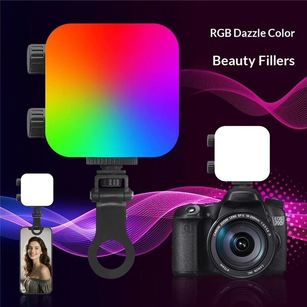 MJ-31 RGB Fill Light 3 Color Temperature Type-C Rechargeable for Photography Video - 2