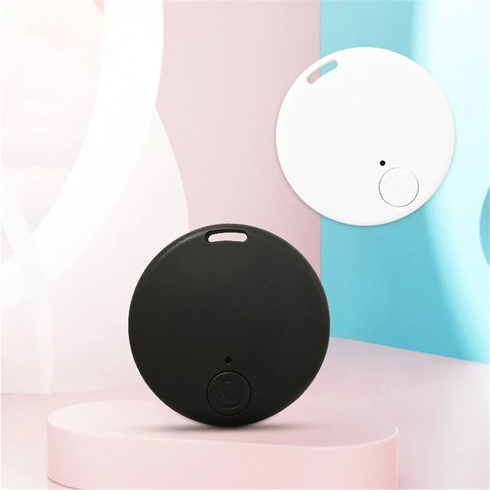 Y-02 Portable Bluetooth-compatible 5.0 Smart Tag Anti-Lost Tracker Wireless Key Tracker Round Finder - Black - 2