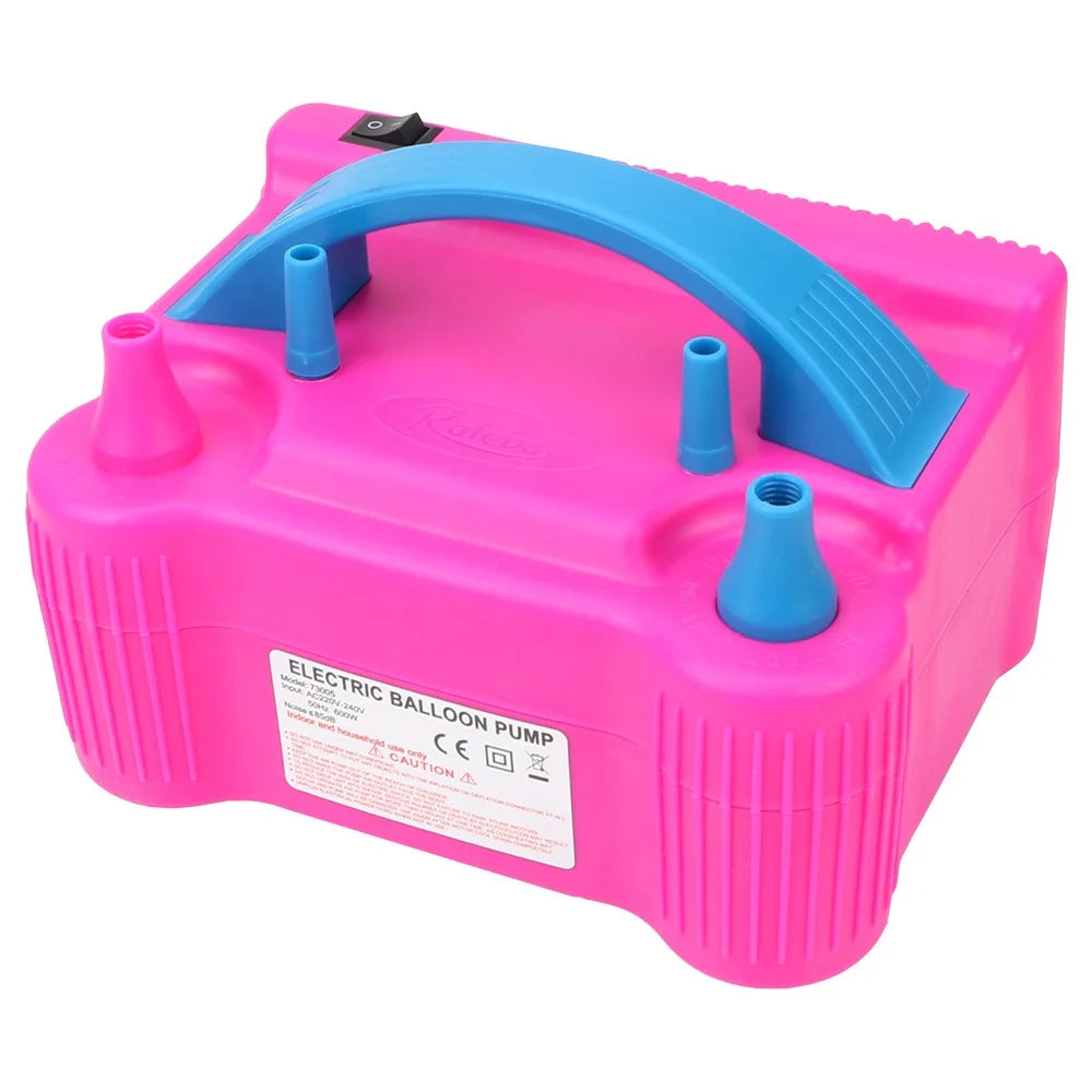 73005 Electric Balloon Inflator Pump 220-240V High Voltage Double Hole Air Compressor Portable Air Blower - EU Plug - 1