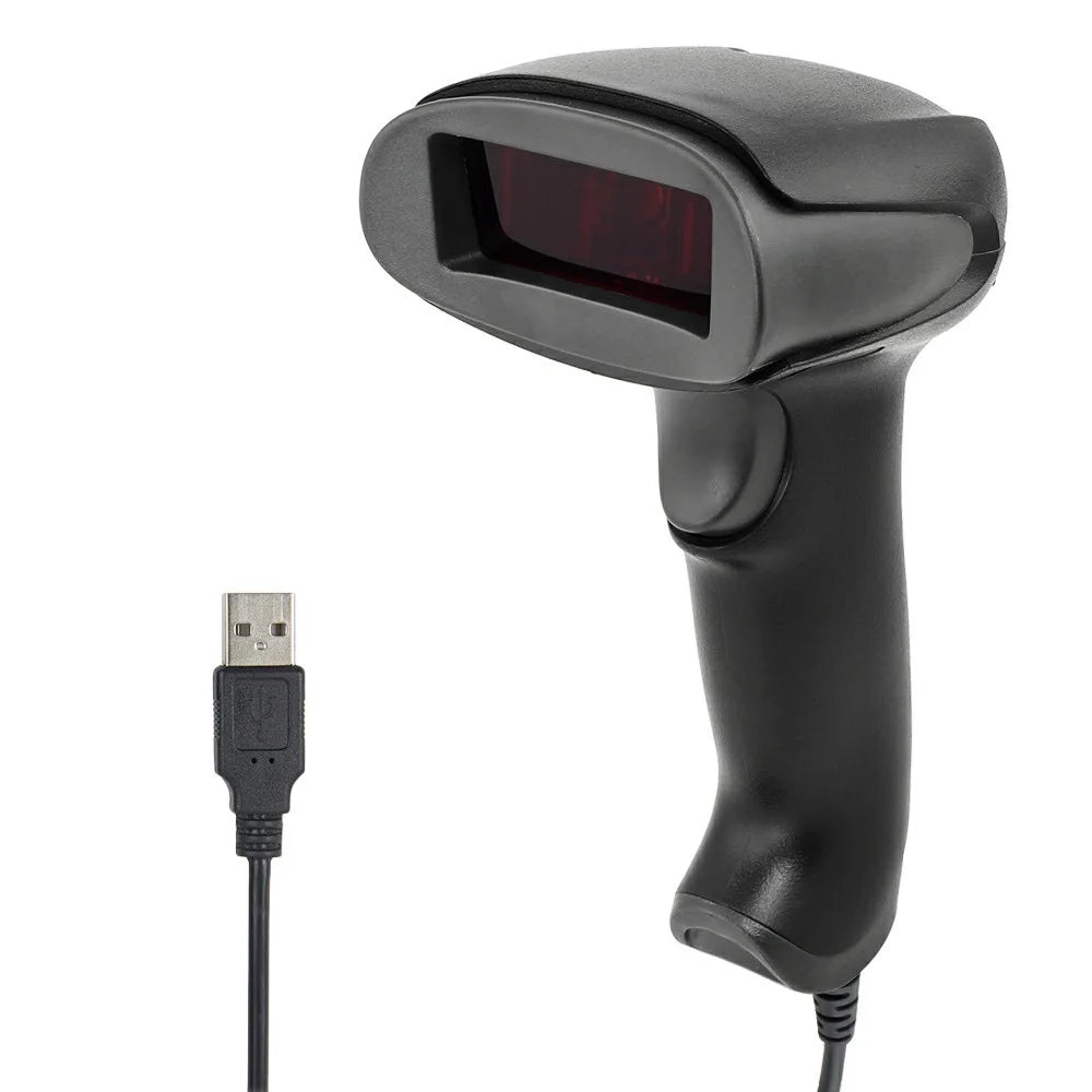 NETUM F1900 Wireless Red Light Bar Code Scanner Reader Handheld Portable Barcode Scanner for Shops Warehouses - 1