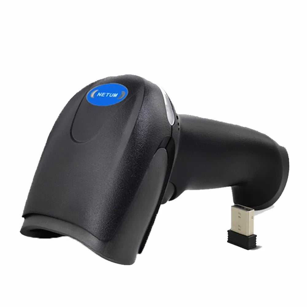 NETUM F1900 Wireless Red Light Bar Code Scanner Reader Handheld Portable Barcode Scanner for Shops Warehouses - 7