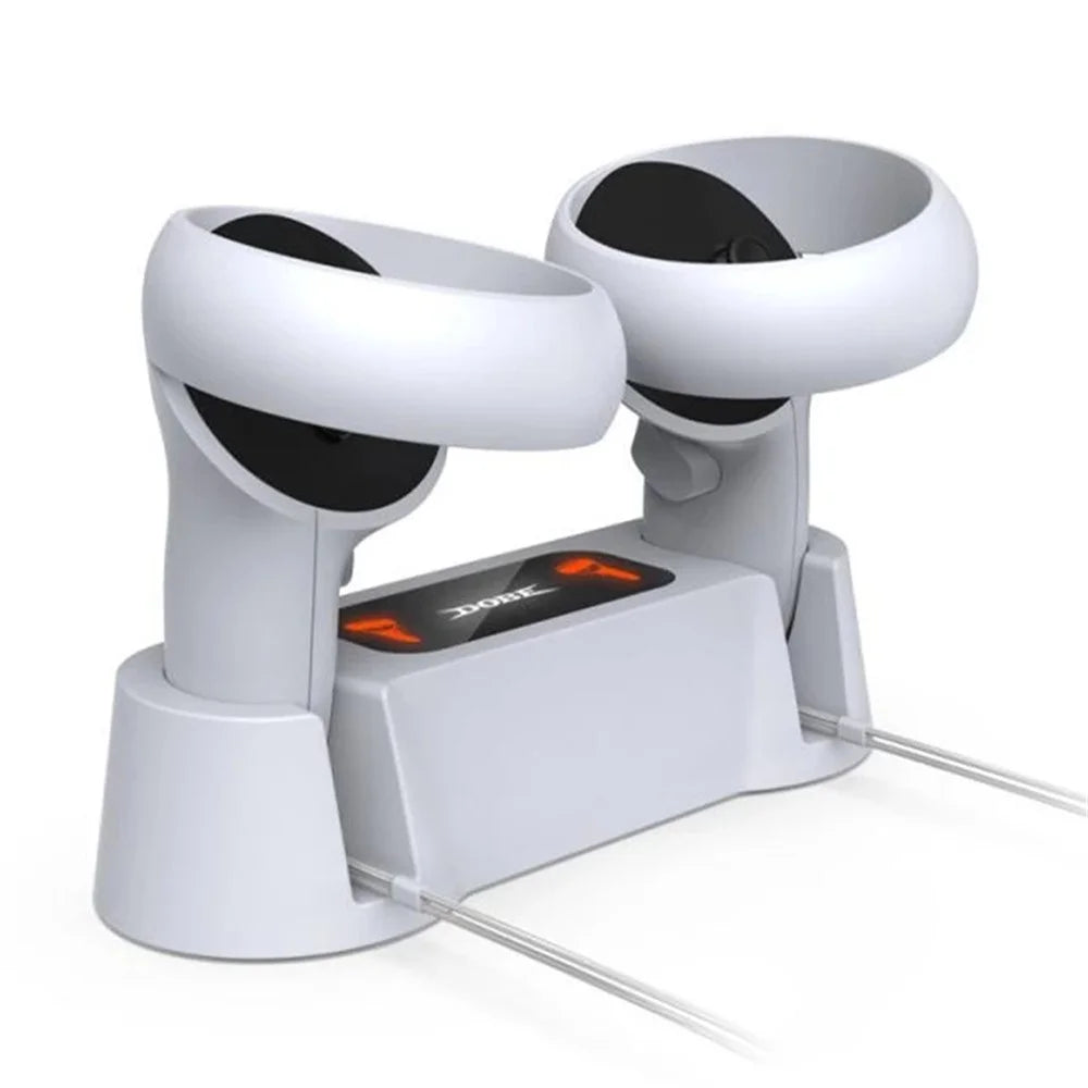 DOBE TY-18170 Charging Dock Station Dual Controller Charger Holder Base for Oculus Quest 2 VR Accessories - 1
