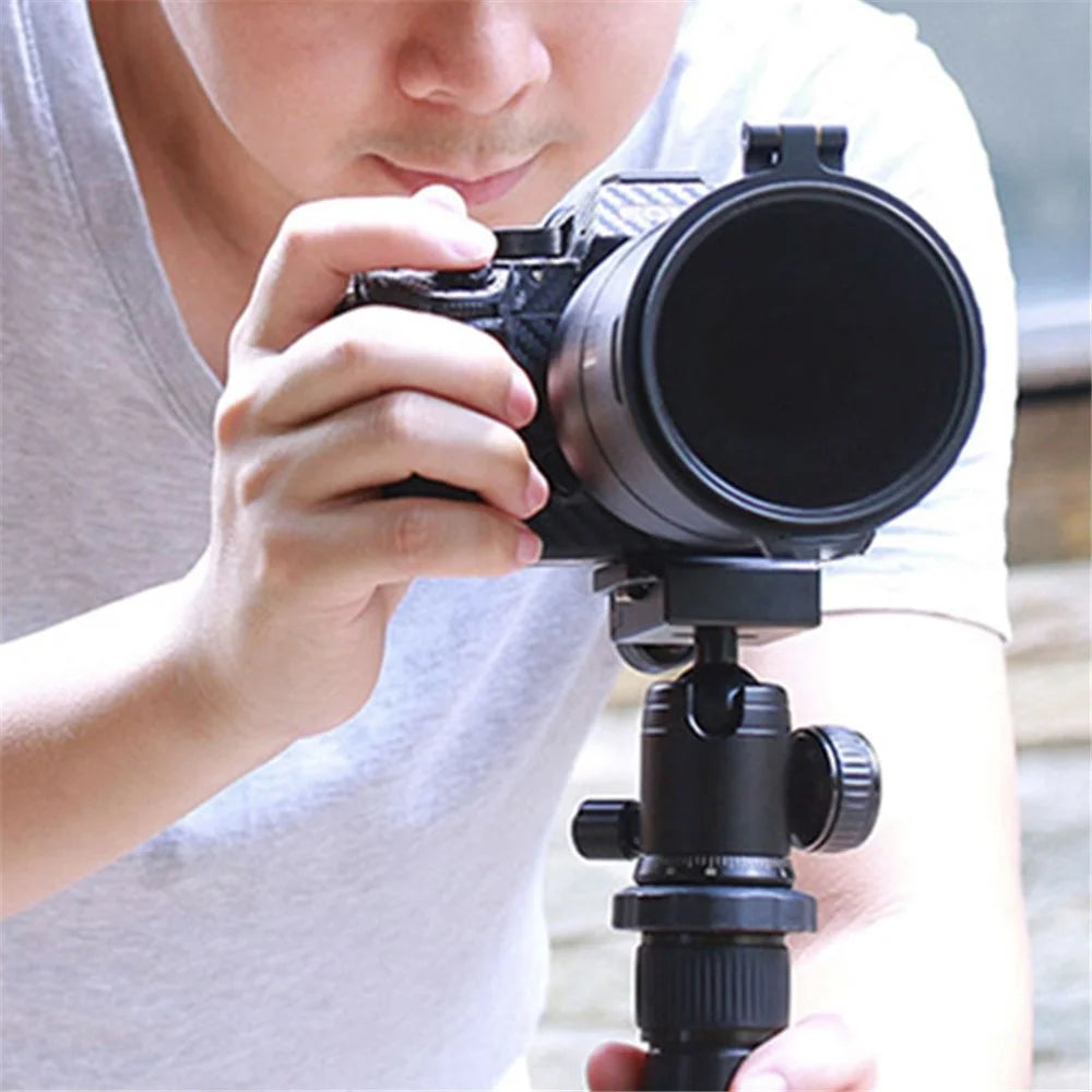 UURIG 49mm ND Filter Ring Quick Release Lens Mount Adapter Flip Bracket DSLR Camera Accessory - 6