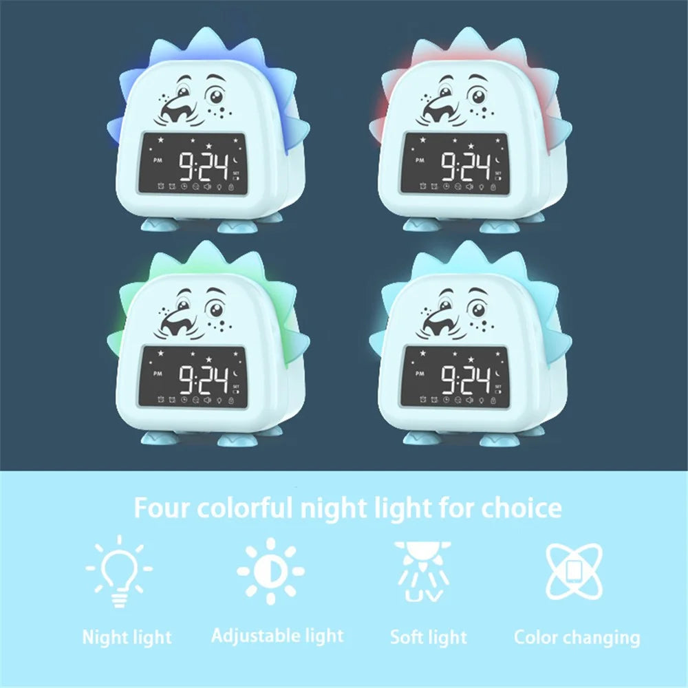 JS2726A Lion-shaped Children's Alarm Clock Multifunction Sleep Training Tool Creative Electronic Clock - 6