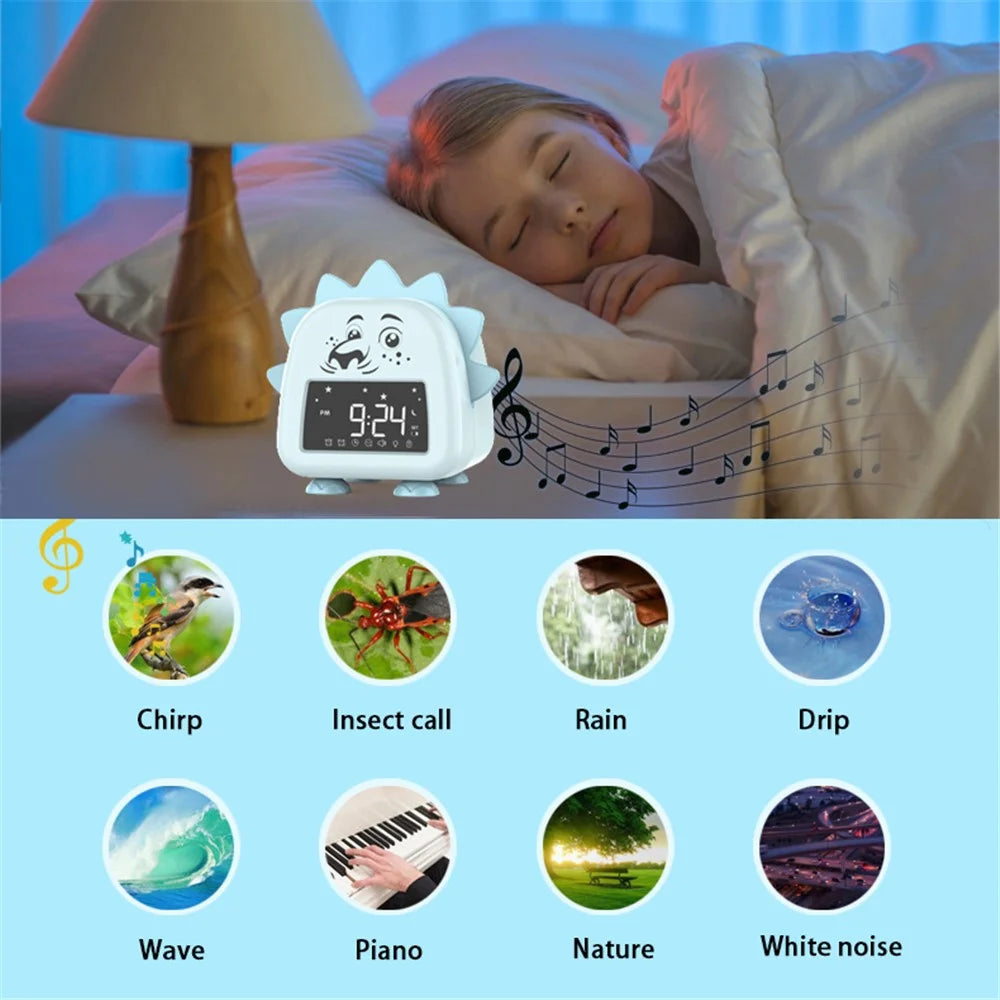 JS2726A Lion-shaped Children's Alarm Clock Multifunction Sleep Training Tool Creative Electronic Clock - 7