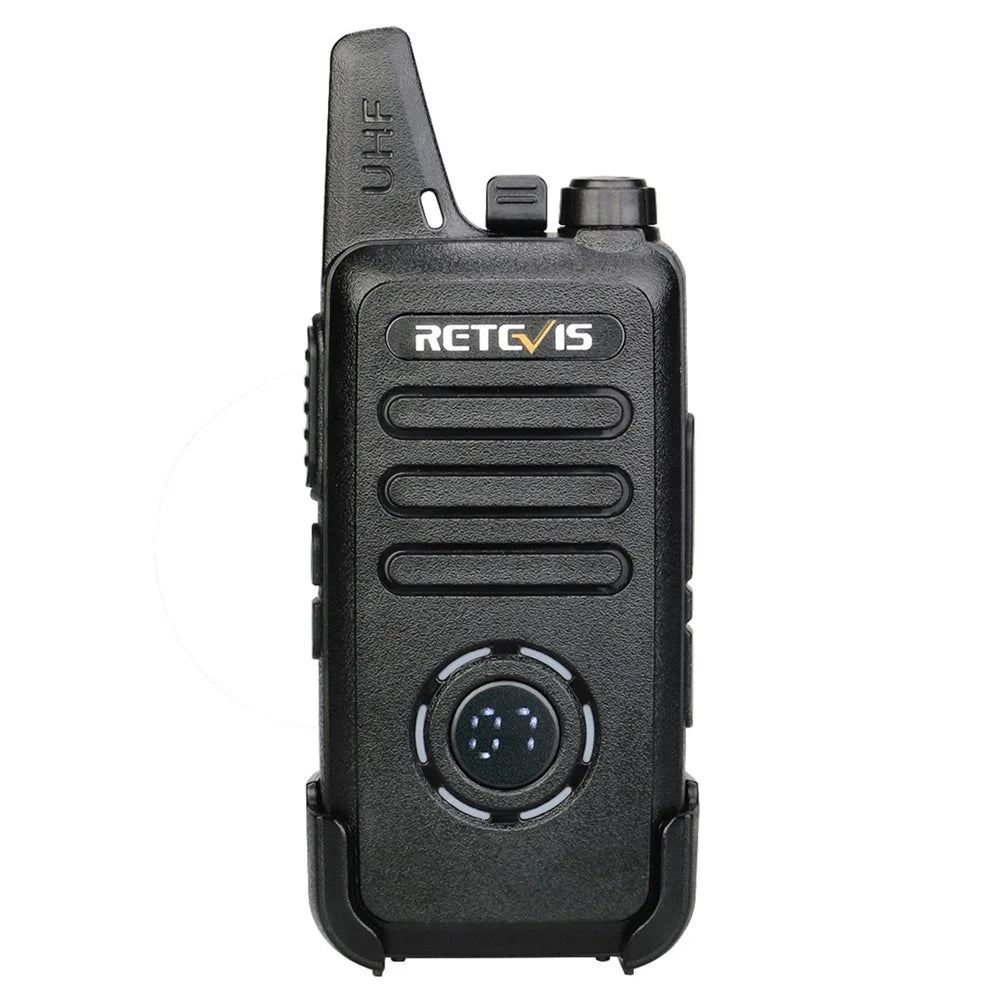 RETEVIS RT22S 2Pcs/Set Mini Walkie-Talkie Portable Wireless Two Way Radio for Restaurant Construction Site Hotel - 2