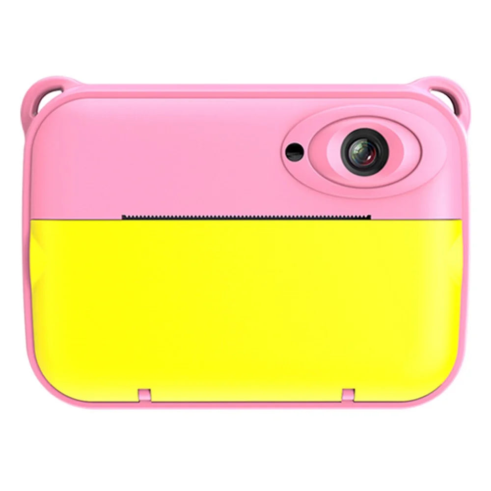 CP18 Kid's Camera HD Color Photo Children Video Camera Thermal Printing Camera Toy USB Rechargeable - Pink - 2