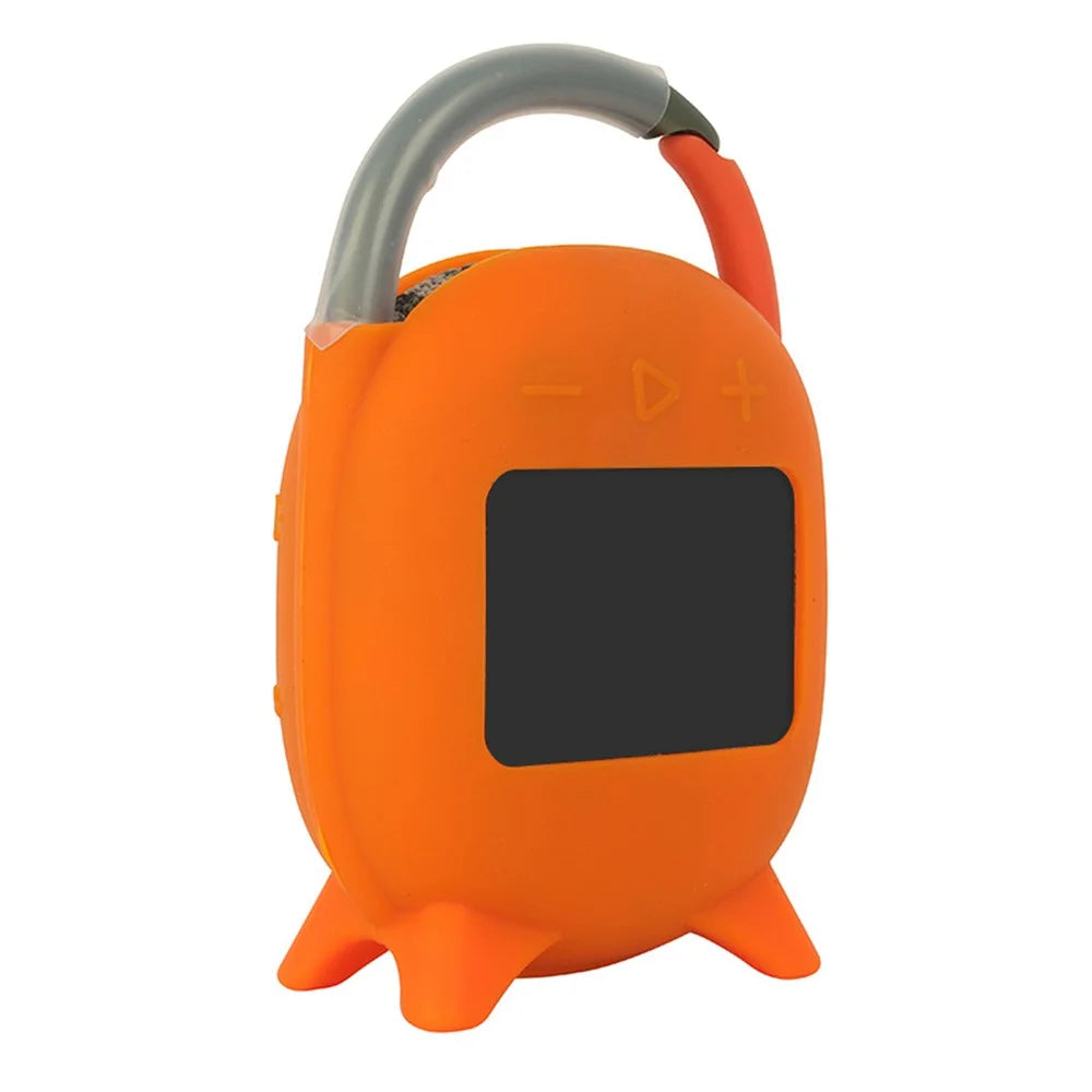 For JBL Flip 4 Soft Silicone Cover Bluetooth-compatible Speaker Scratch Proof Protective Case - Orange - 2