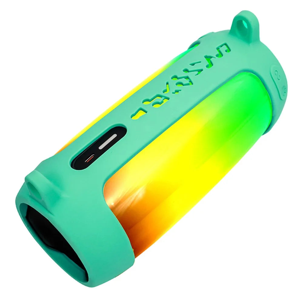 Protective Silicone Case Cover for JBL Pulse4 Bluetooth-compatible Speaker Portable Carrying Pouch - Green - 4