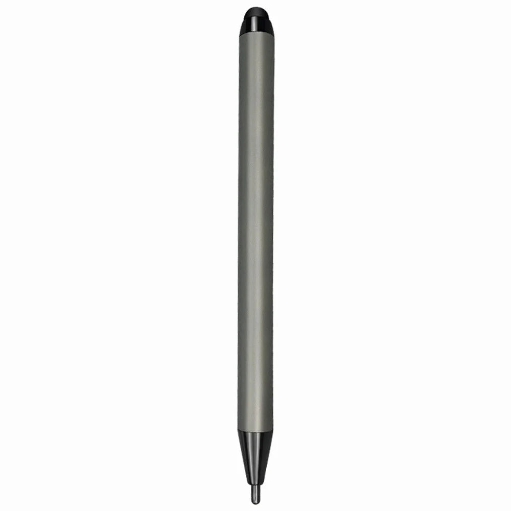 Handheld Infrared Whiteboard Stylus Double-Ended Integrated Pen Stylus with Thick and Thin Nib for Business Meeting Class Teaching - Grey - 1