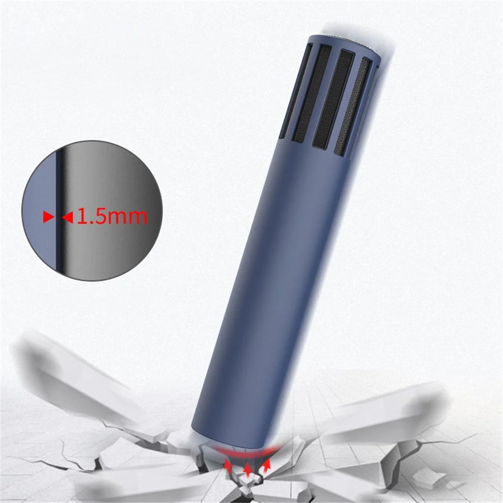 For TeslaMic Wireless Microphone 1 Pair Silicone Sleeve Case Anti-drop Protective Cover - Midnight Blue - 2