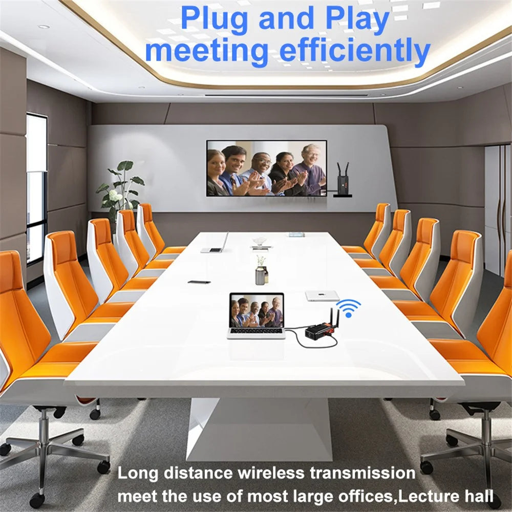 BOVBOX 900S Wireless Screen Casting Wireless Display Dongle Adapter HD Video Transmitter Receiver - US Plug - 7