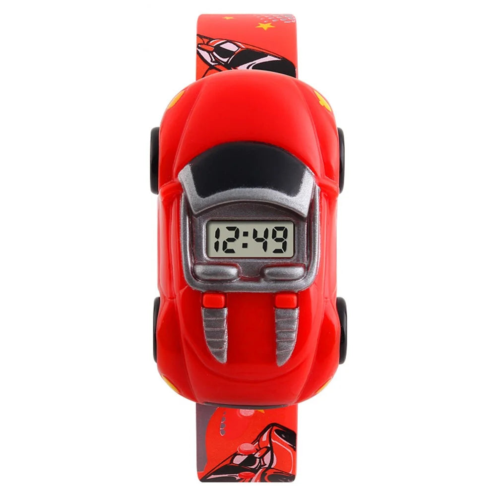 SKMEI 1241 Fashion Car Design Children Wrist Watch Student Electronic Watch - Red - 2