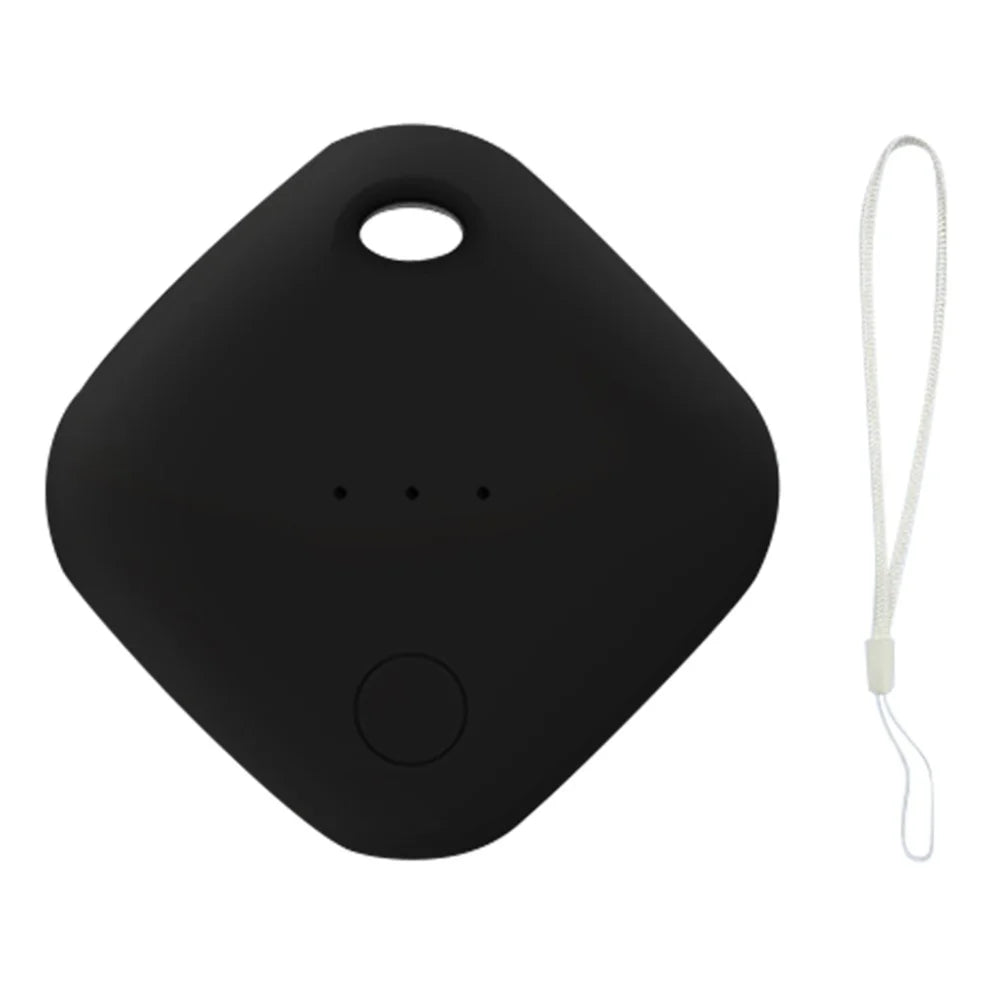 itag08 Portable Pet Tracker Bluetooth-compatible Item Finder for Apple Device Anti-Loss Locator - Black - 1