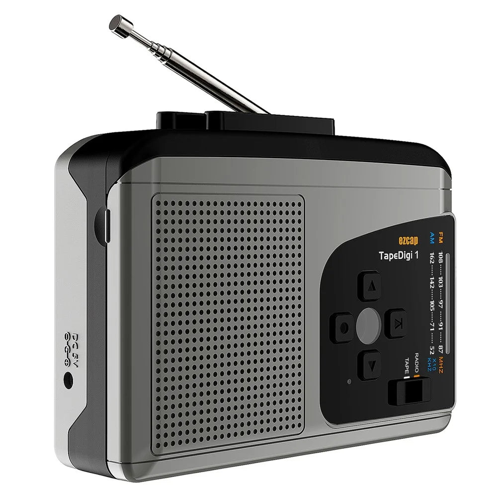 EZCAP 234 Cassette Tape to MP3 Save to TF Card Stereo Converter Cassette Tape Player AM / FM Radio - 2