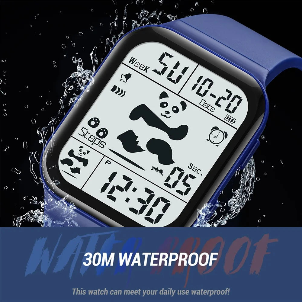 SKMEI 2216 Multi-functional Electric Watch 30m Waterproof Sport Watch for Student - Blue - 6