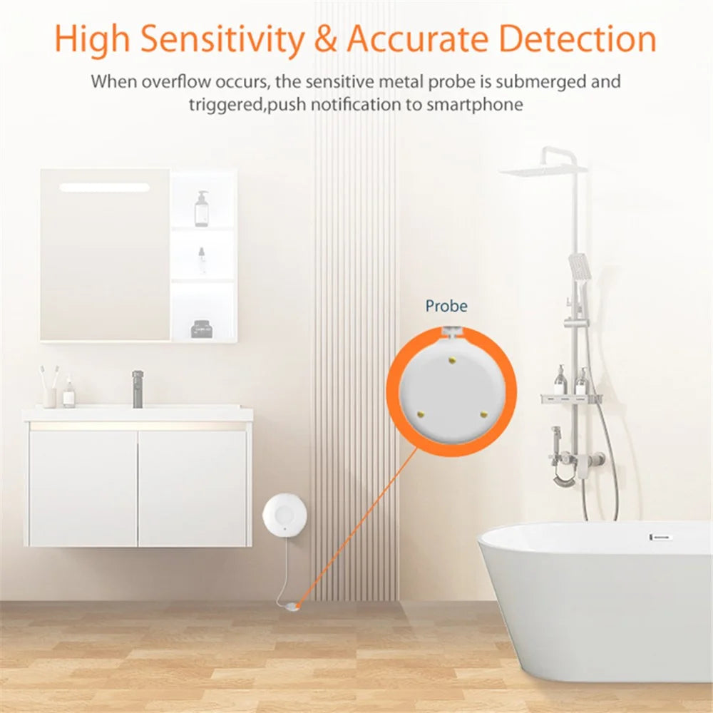 NEO NAS-WS02BH Tuya HomeKit and ZigBee Smart Water Detector Full Water Level Sensor - 7