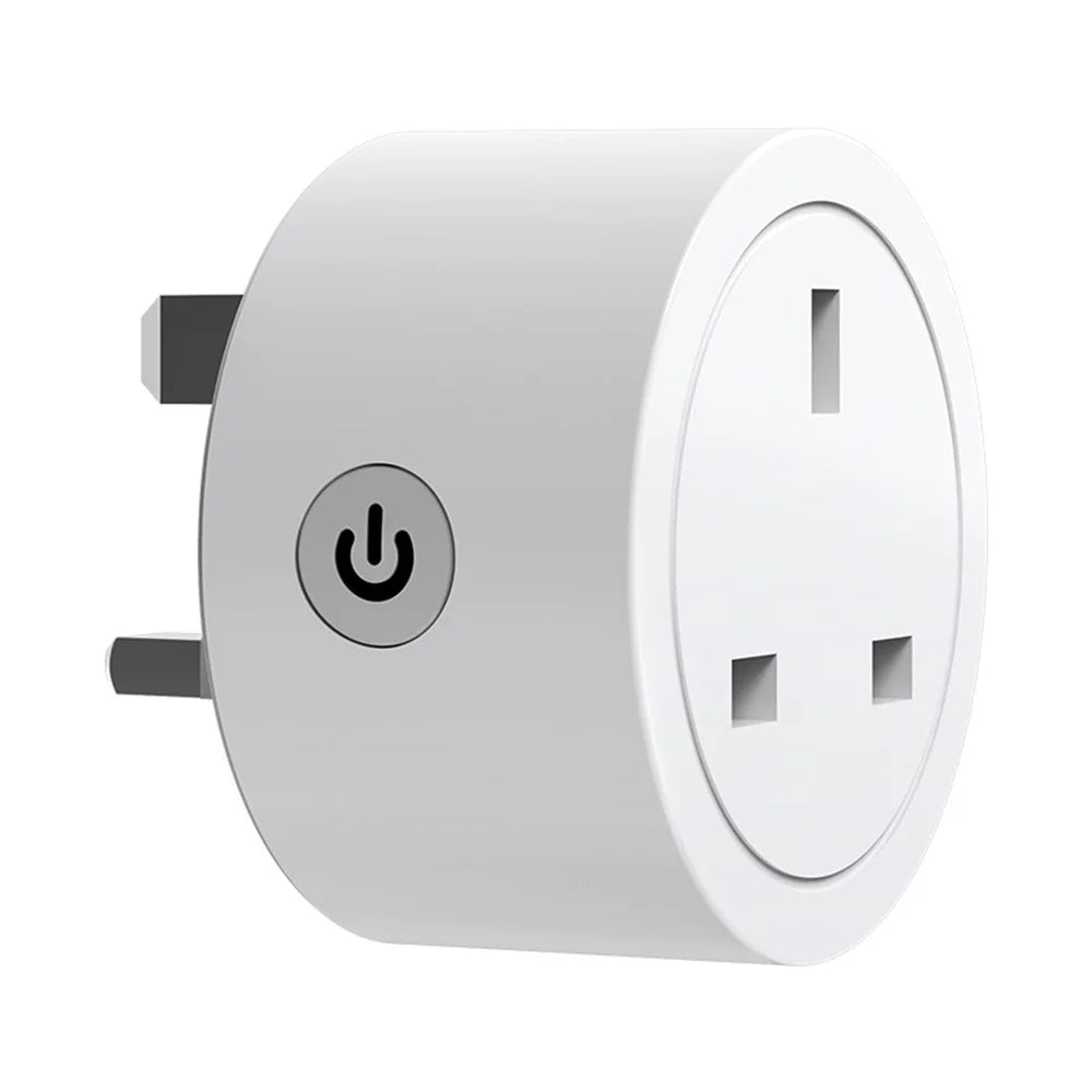 NEO NAS-WR16B Tuya ZigBee 3.0 Smart Socket Plug 16A Smartphone Control Power Plug with Power Meter, UK Plug - 1