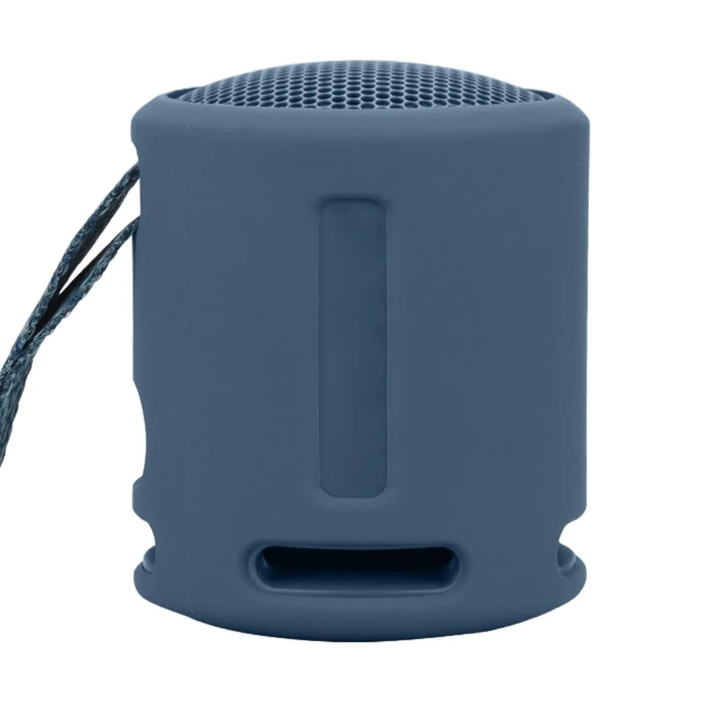 For Sony SRS-XB13 Portable Speaker Sleeve Silicone Case Protective Cover - Navy Blue - 1