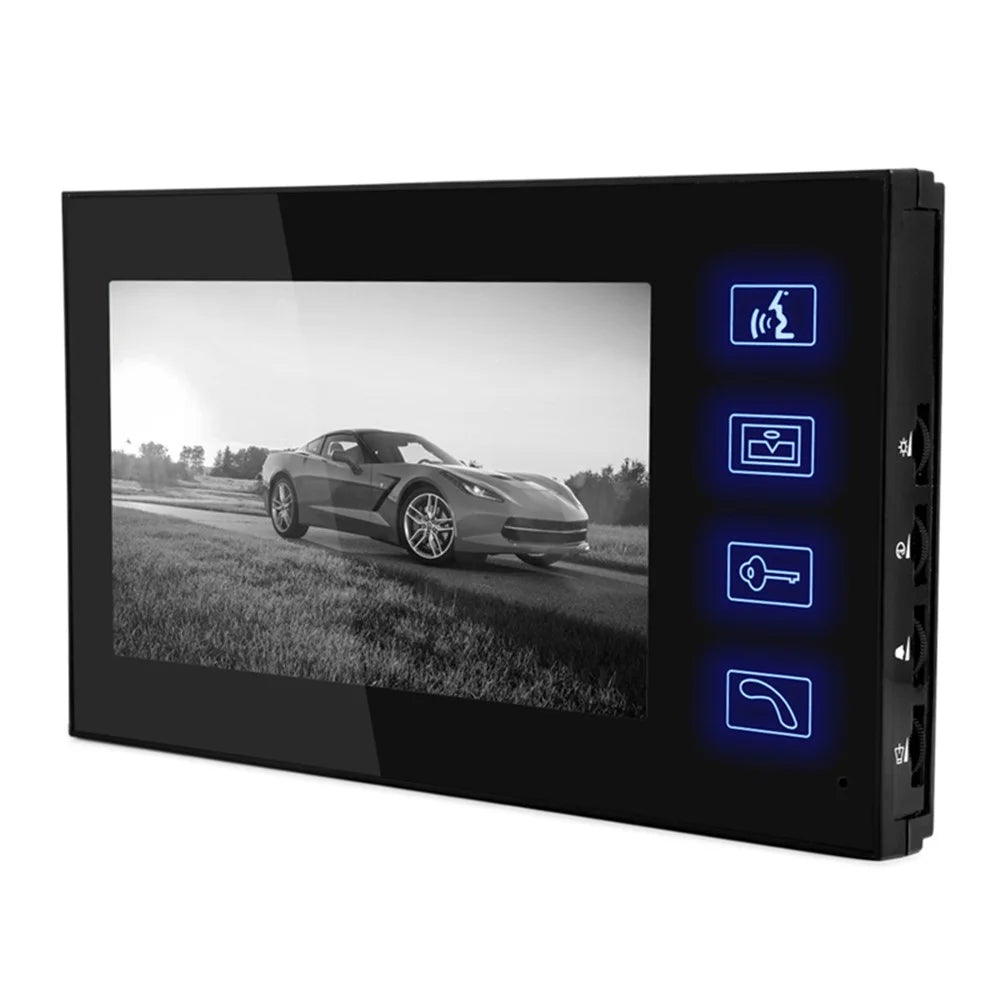 806FG11 7-inch Monitor Smart Electronic Video Viewer Door Bell Night Vision Camera Doorbell, EU Plug - 2