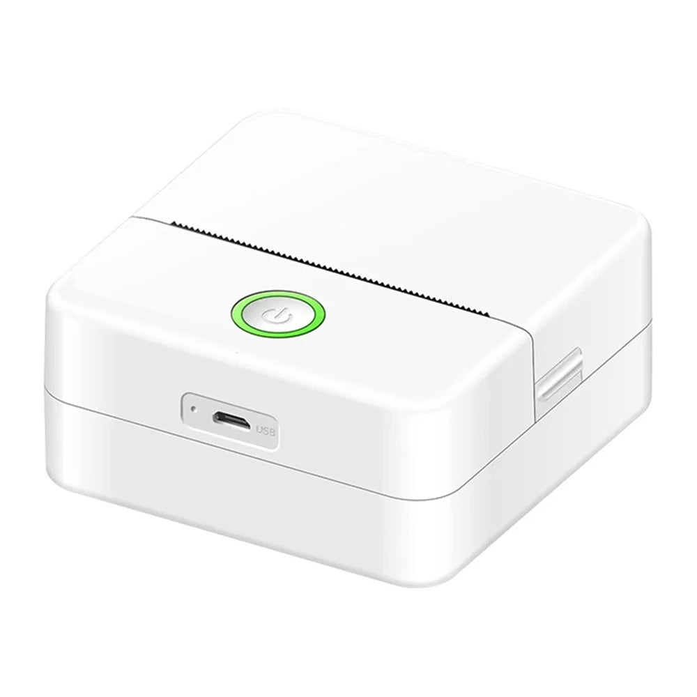 X6 Bluetooth-compatible Thermal Pocket Printer Inkless Note Sticker Maker Printing Machine - White - 2