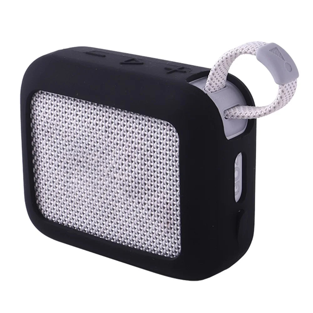 Silicone Case for JBL Go 4 Portable Speaker Sleeve Drop Protection Cover - Black - 2