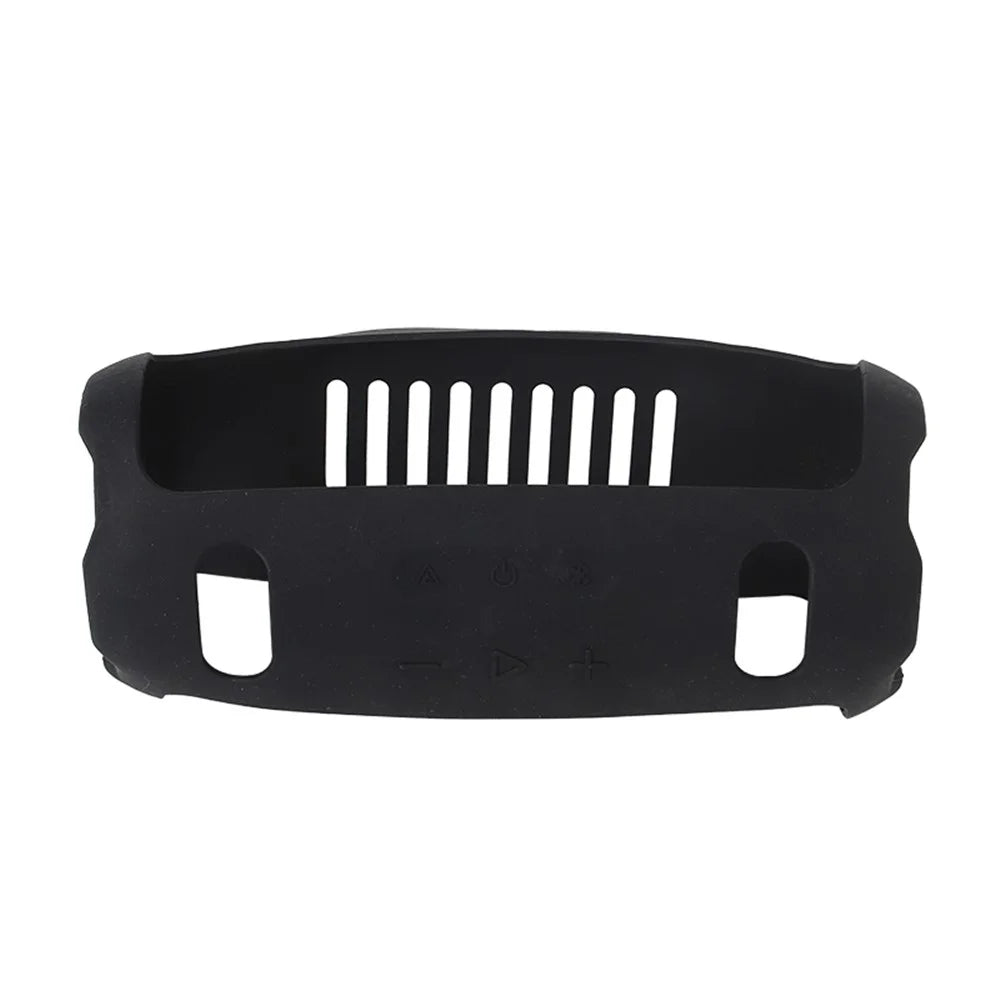 Silicone Cover for JBL Xtreme 4 Portable Speaker Sleeve Drop Protection Case - Black - 2