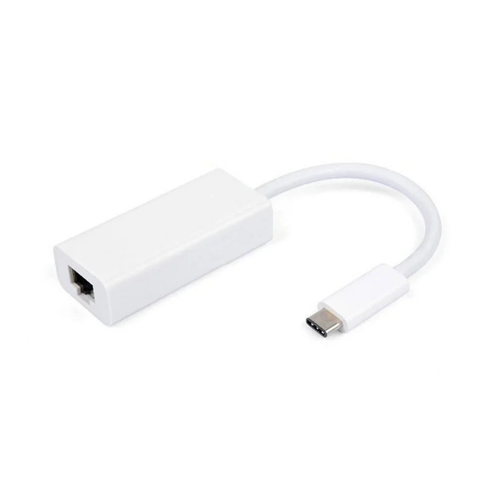 USB-C Type C USB 3.1 Male to 1000M Gigabit Ethernet Network LAN Adapter for Apple Macbook & Laptop PC - 2